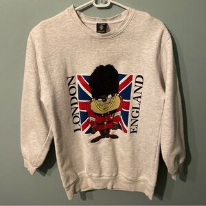 Warner Bros. Light Gray England Guard Sweater